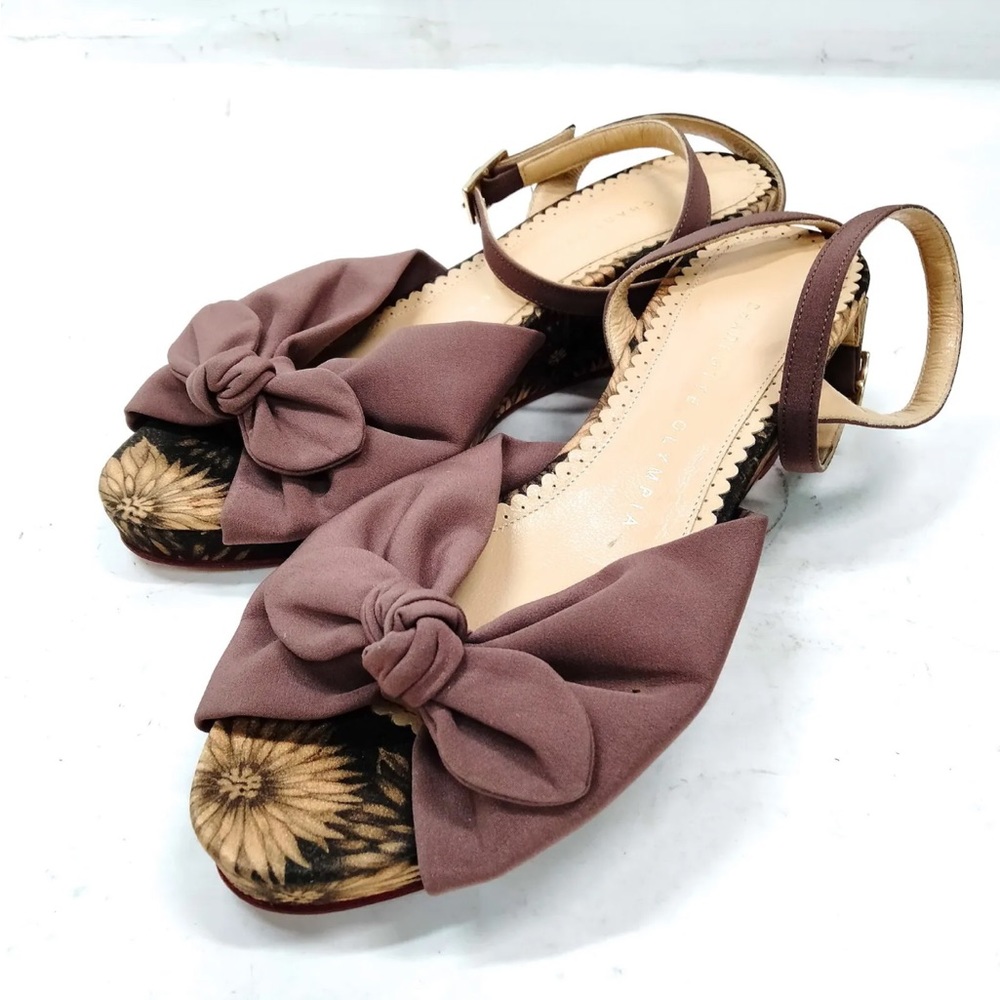 Charlotte Olympia Sandals Wedge Sandals Women Size 7 / 37